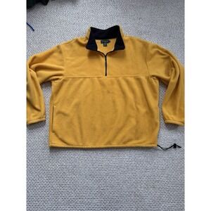 Men's Vintage J Crew‎ 90's Fleece 1/4 Zip Jacket. XL. Y2K Pullover Sweater